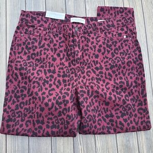 Social Standard Cheetah Print Jeans
